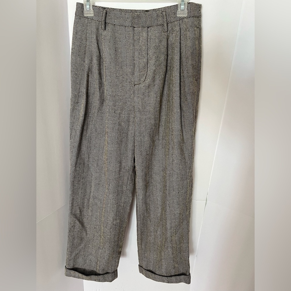 Urban outfitters herringbone baggy fit rousers, 4